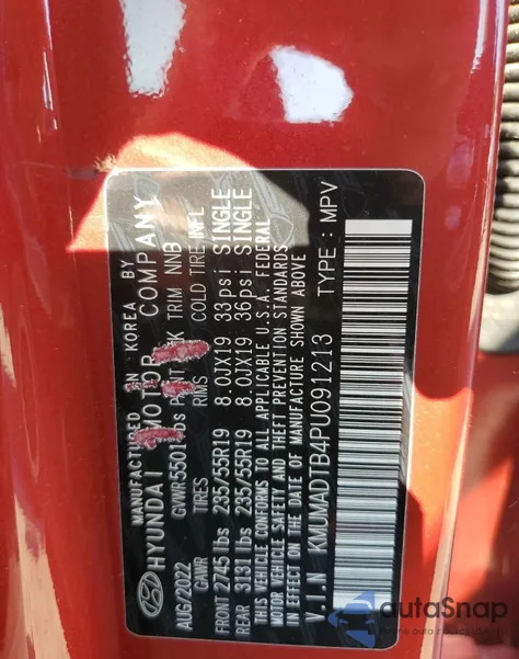 2023 Genesis Gv70 Base from USA, damaged, VIN KMUMADTB4PU091213